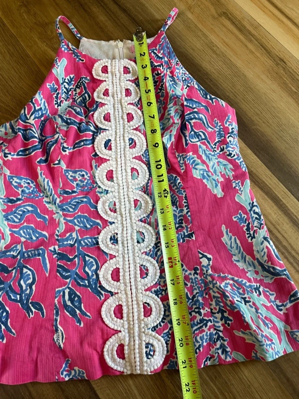 Lilly Pulitzer Annabelle Top in Capri Pink Samba size 10 - Picture 6 of 6